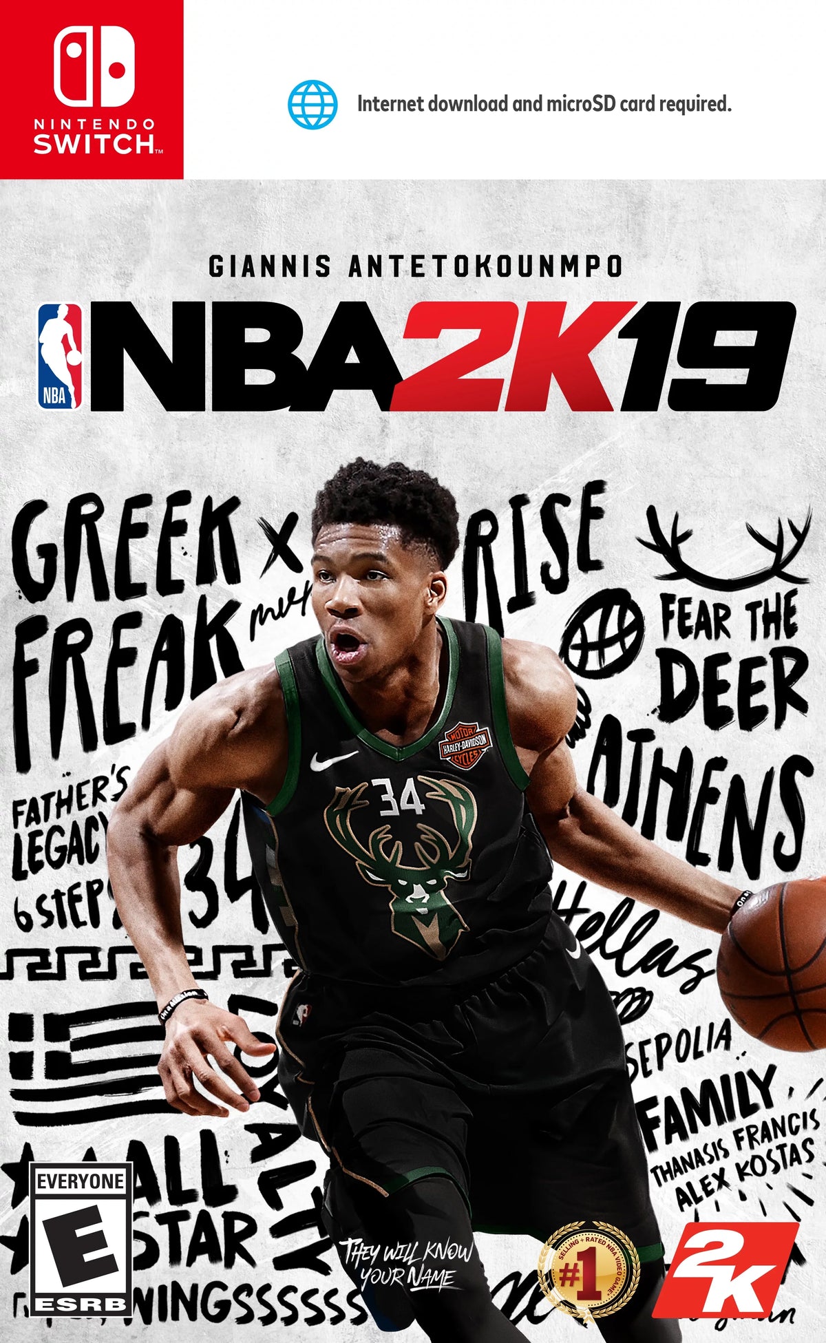 Switch, 2K, 710425550515 Nintendo NBA 2K19,