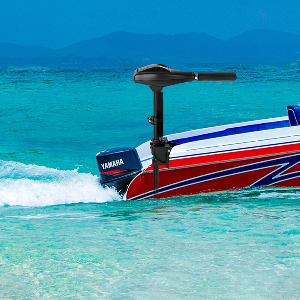 Electric Outboard Engine Engine Motor Fishing Trolling 58LBS Boat 12 Volts Motor