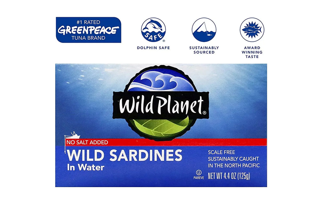 4.375 In Water - - Sardines 12 Oz. Of Case Wild Planet