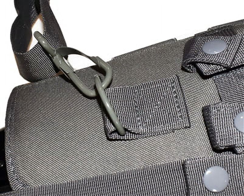 25 Trinity Tactical molle Military Soft Scabbard Gray. Motorcycle Truck inches Barrel Black Padded Crossbody Bag Short ATV Hunting