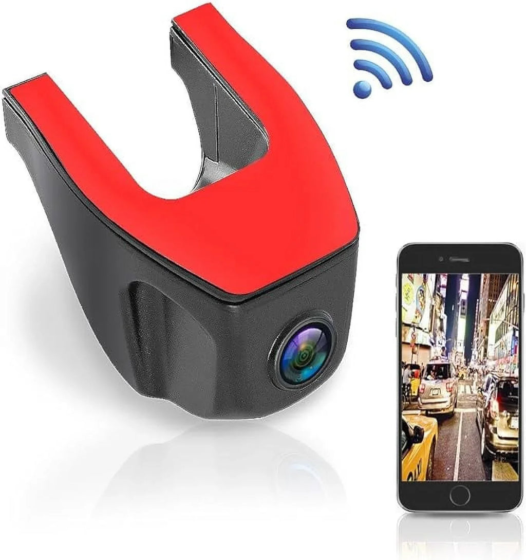 Video - Box Camera Cam Open HD 1080p RED/BLACK Dashboard Upgraded Dash Car Wifi - Pyle