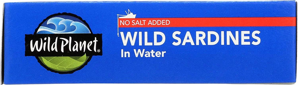 4.375 In Water - - Sardines 12 Oz. Of Case Wild Planet