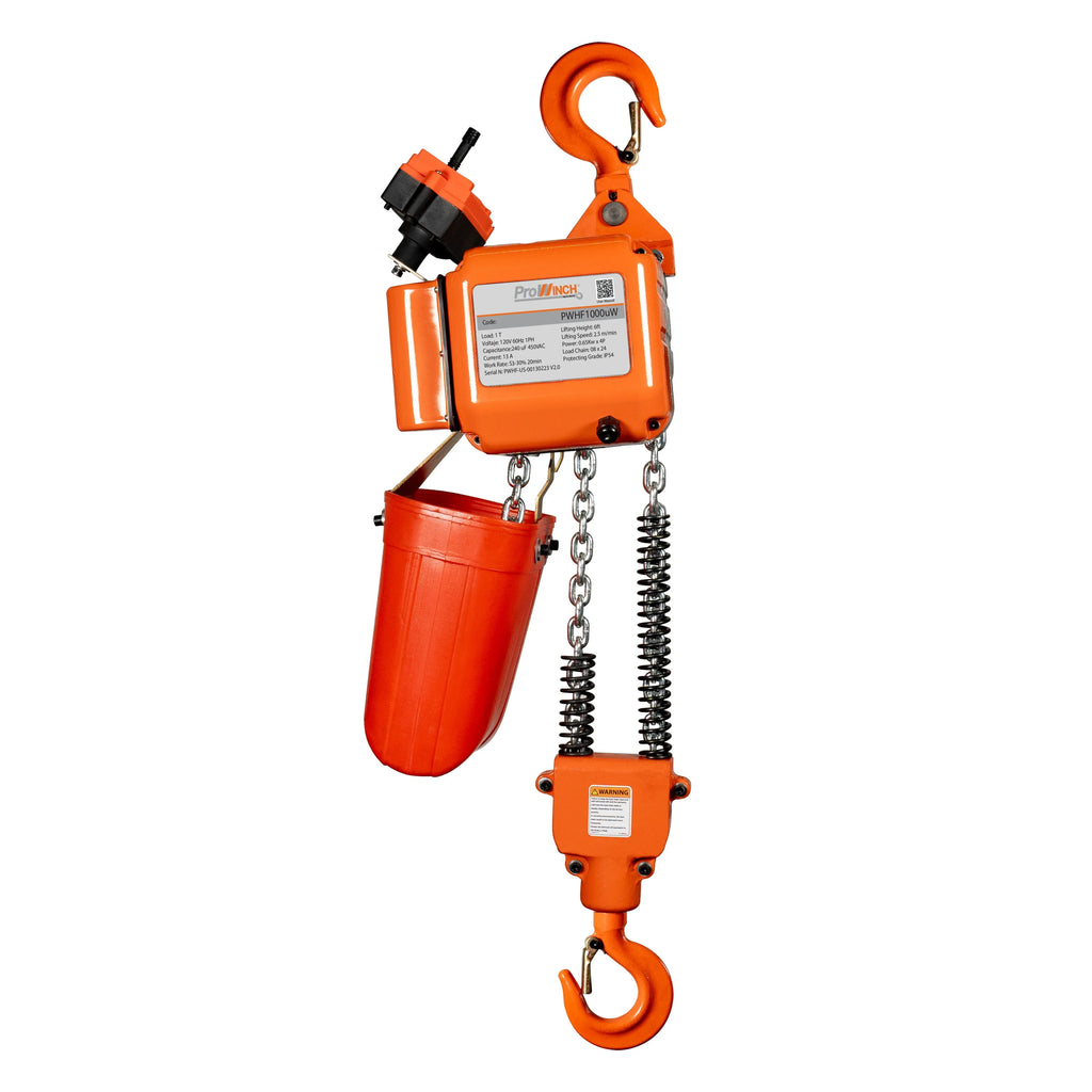 G80 ft. Prowinch Electric Chain Ton Chain 20 Hoist Wireless 1 120V