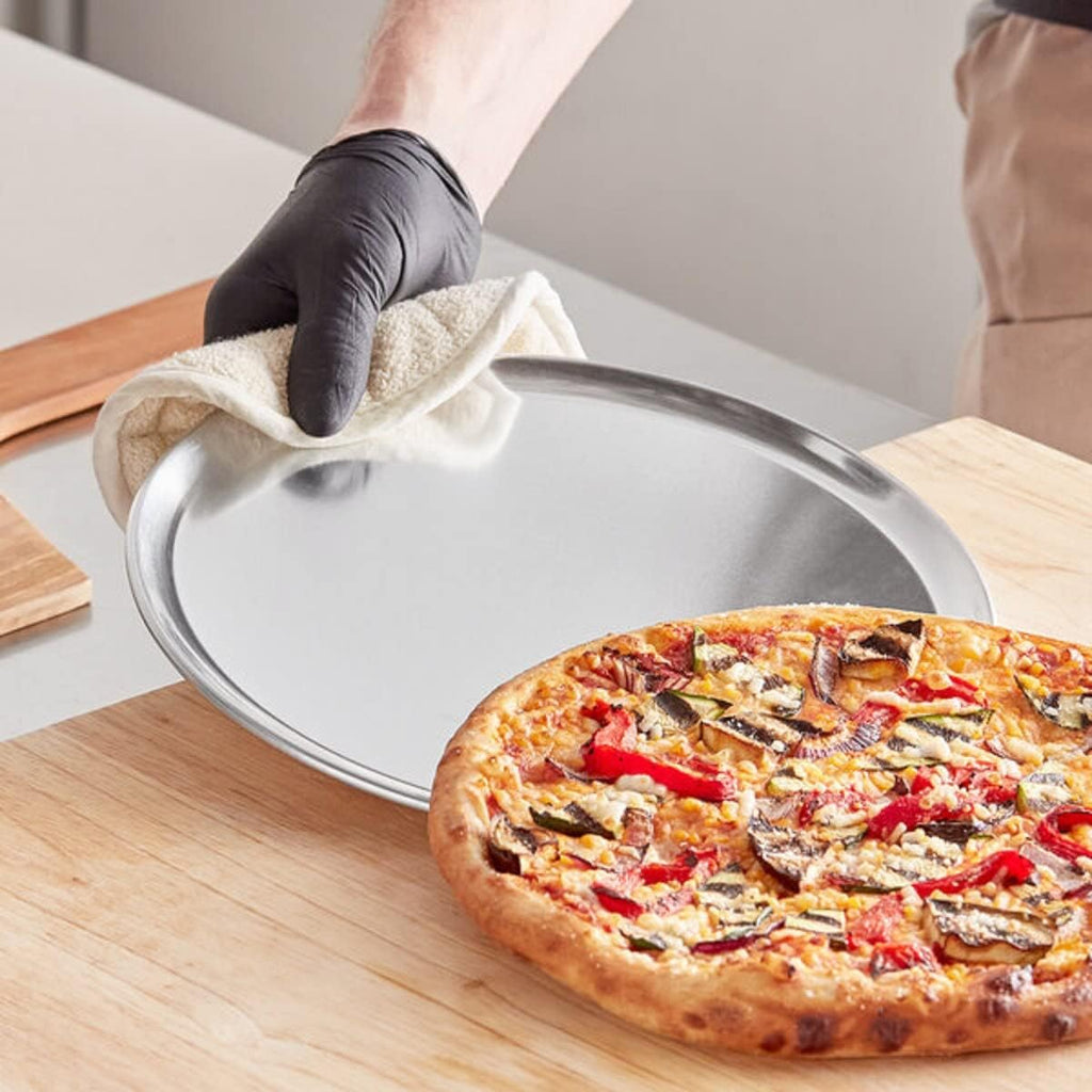 & Tray Kitchen 6 11” Tray Aluminum of Restaurants for Bakeware TrueCraftware- Tray Pizza Pizza - Home Pan Round Pizza Baking Tray Round Style Coupe Baking Set Pizzeria Pan