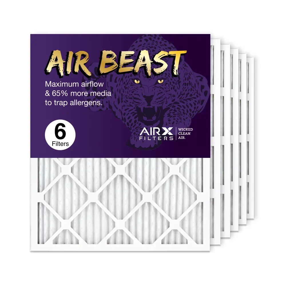 Made Filter the AC 20x25x1 MERV Air Beast HVAC in Filters Filter, Air USA Furnace AIRx Pleated 11 Air 6-Pack
