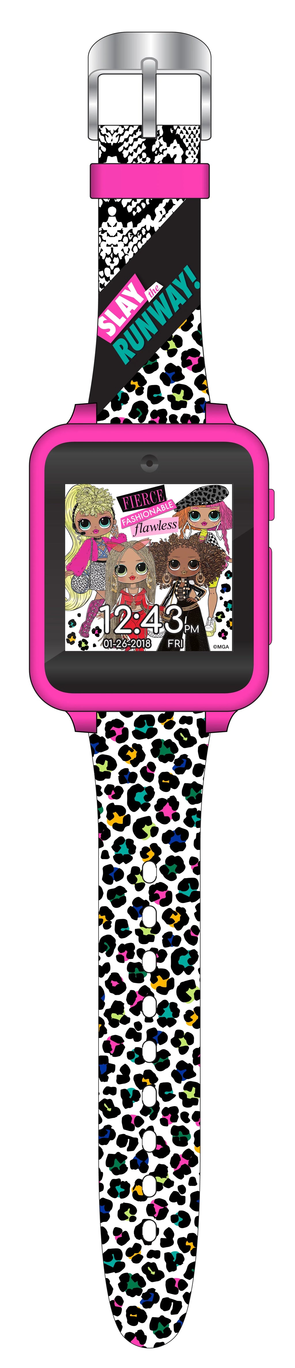 Unisex 40mm Entertainment Surprise! Pink iTime Child Smartwatch LOL MGA Interactive (OMG4029)