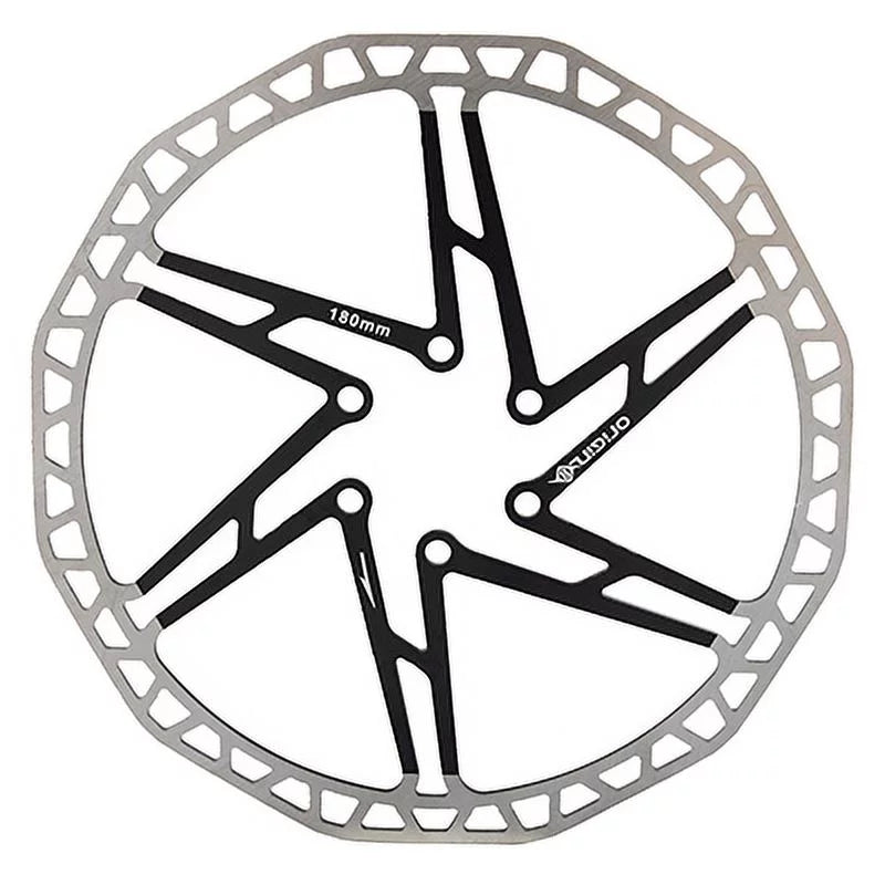One-Piece Origin-8 Rotors Brake Part Disc Rotor Disc 6b Bk 180mm SpeedCheck 1p