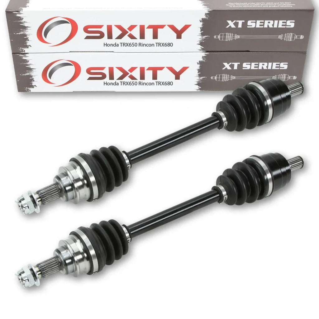 TRX650 2016 Pair 2014 2007 with CV 2006 Left 2013 Rincon compatible Rear TRX680 Honda & Right 2005 Sixity 2015 2012 2011 2008 2010 Axles XT 2009