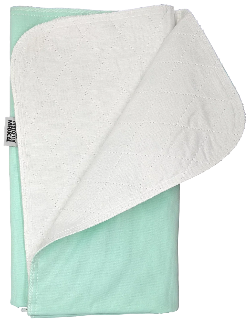 Urinary Green Pad Waterproof 12 Washable Children Seniors - Absorbent Bed Incontinence x 32 Underpad for 34 Pack Protection