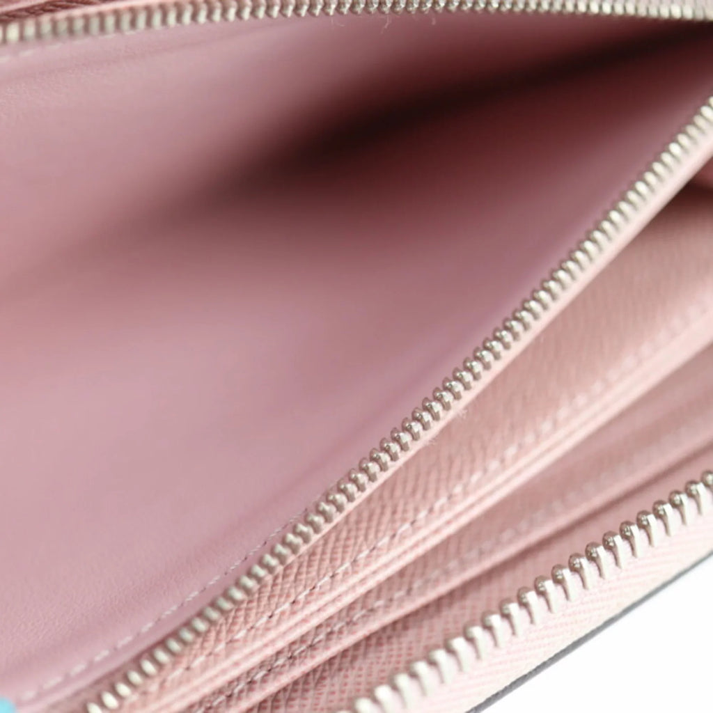 Wallet (Good) M61863 Zipper Zip Louis Vuitton Around Rose Epi Ballerine Round VUITTON Long Leather Pre-Owned Zippy LOUIS
