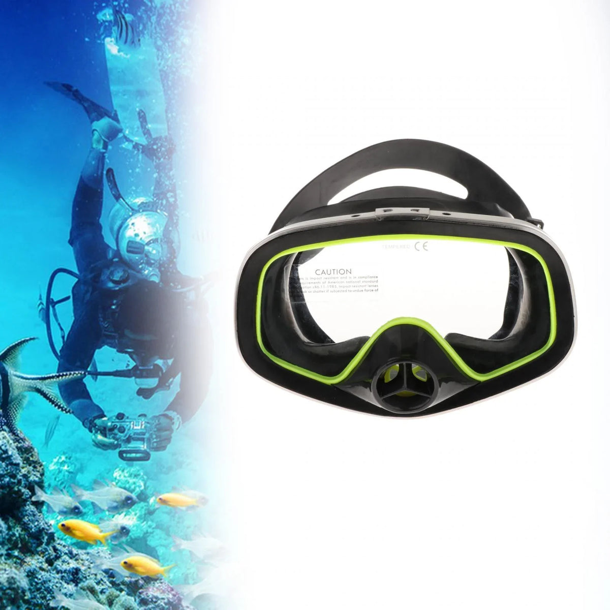 Snorkel Goggles, Lightweight Goggles, Swimming , Pool funtasica Snorkel Goggles, Yellow Snorkel Swimming Surf Goggles, Diving Diving