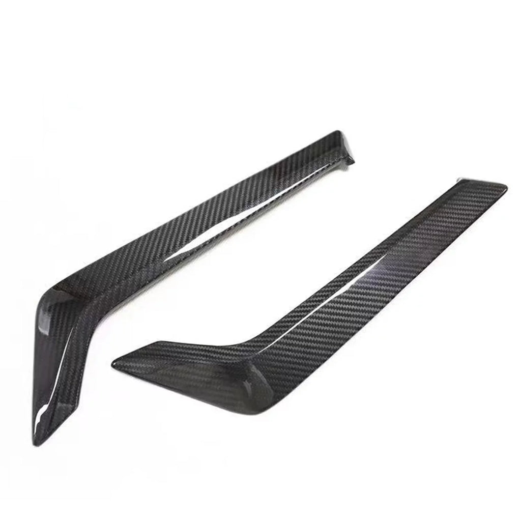 Infiniti Kit For Q60S Q60 Carbon Fiber Side 2015-2022 Vent Air Fender Cover 2019 Black