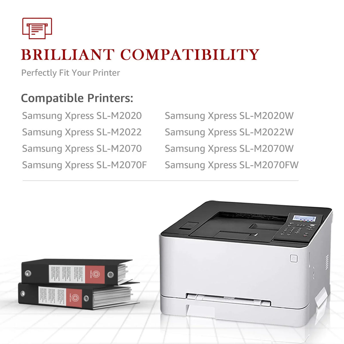 M2024 MLT-D111S M2070FW for Yield 111S M2026W High Cartridge (Black) M2022W Samsung Toner SLM2020W Printer 4-Pack Compatible MLT-D111S Xpress