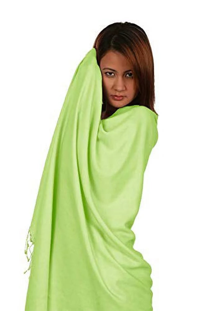 Scarf/Pashmina Shawl/Cashmere/Cashmere Green) (Mint Scarf/Wool/Silk Scarf/Scarves/Shawl/Shawls/Stole/Wrap/Pashmina
