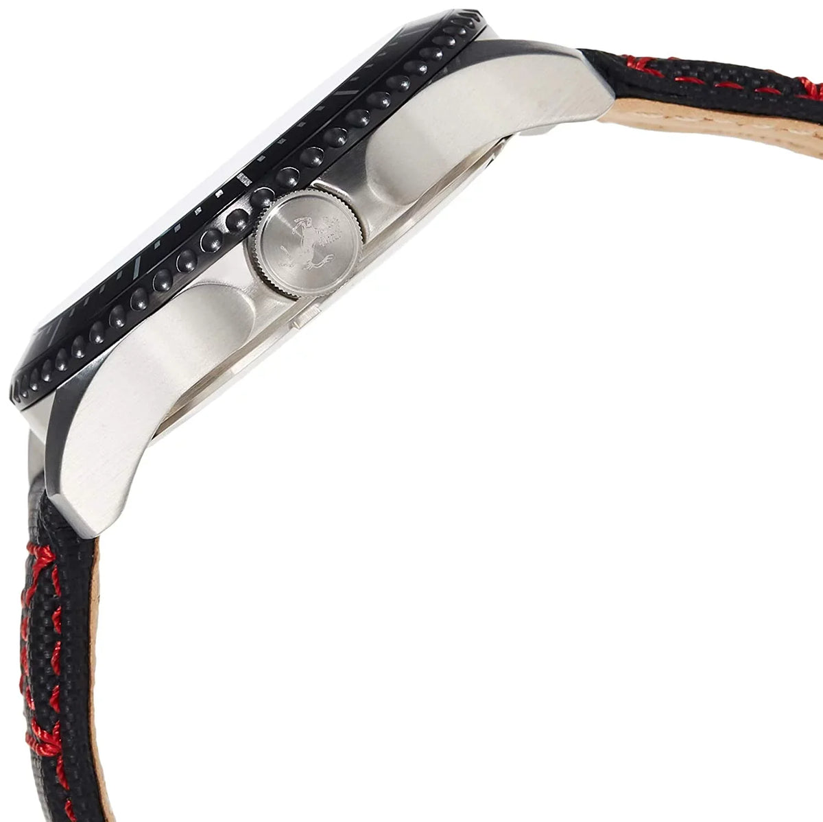 Leather XX Men's Black 46mm Watch Kers Ferrari Strap Scuderia