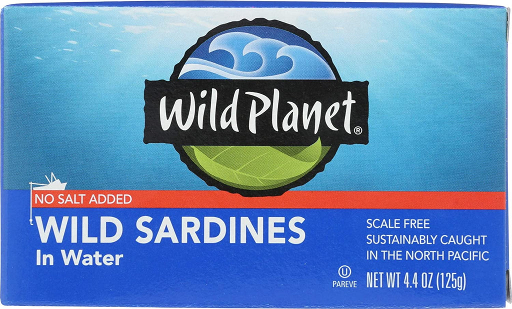 4.375 In Water - - Sardines 12 Oz. Of Case Wild Planet