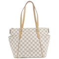 LOUIS PM Damier Azur Louis N41280 Bag Women's Canvas Vuitton VUITTON Pre-Owned (Good) Totally Tote