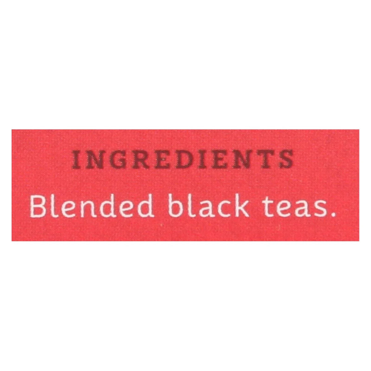 Black Case 20 Tea 6 - tea of Bags Stash Breakfast English -