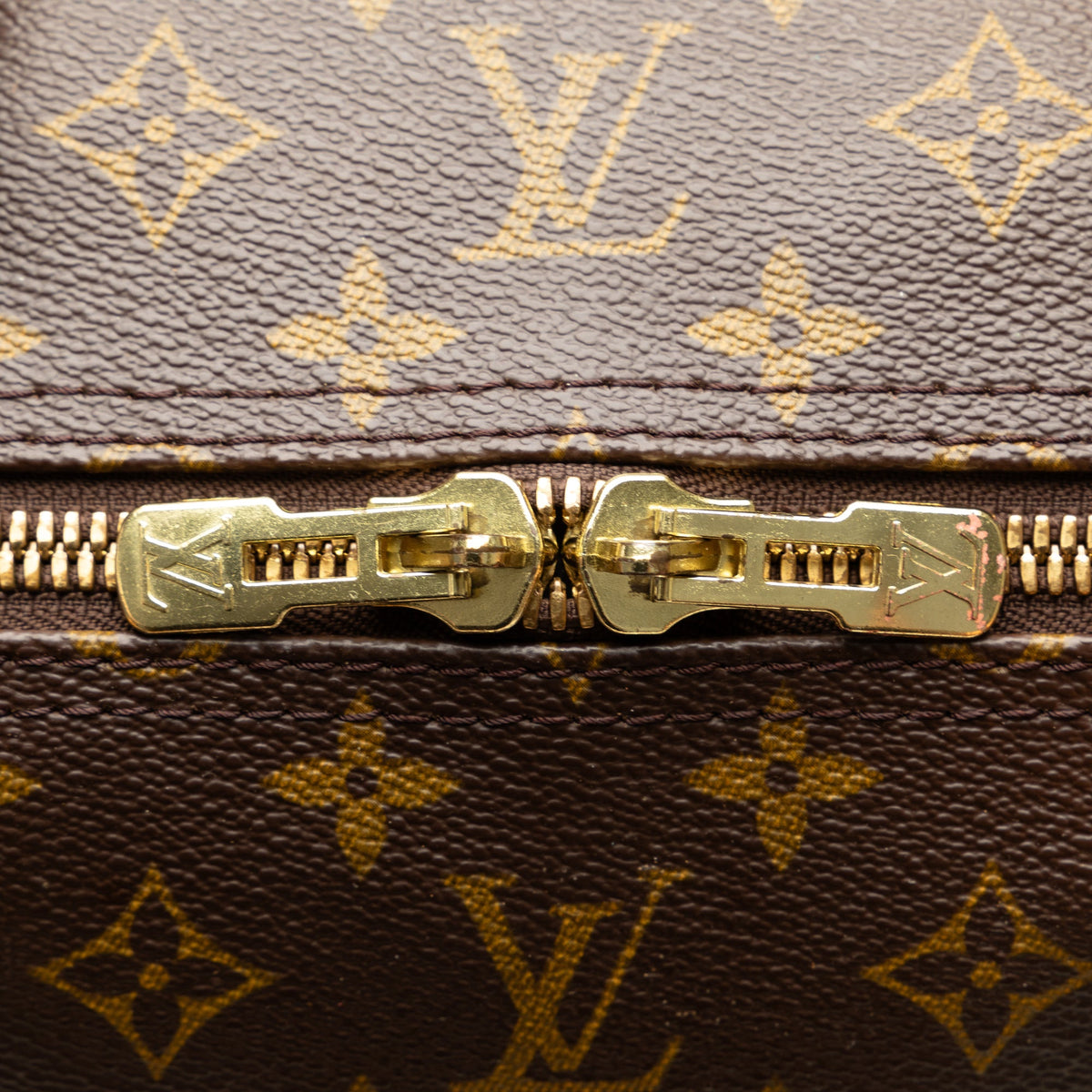 Pre-Owned Keepall Authenticated Bag Unisex Monogram (Good) Bandouliere Vuitton Brown WeekenderBag Canvas 60 Travel Louis