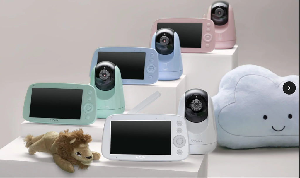 720P Audio, Monitor, Night 2-Way and Handheld Vision, Screen VAVA Baby Infrared Video Pink 5"