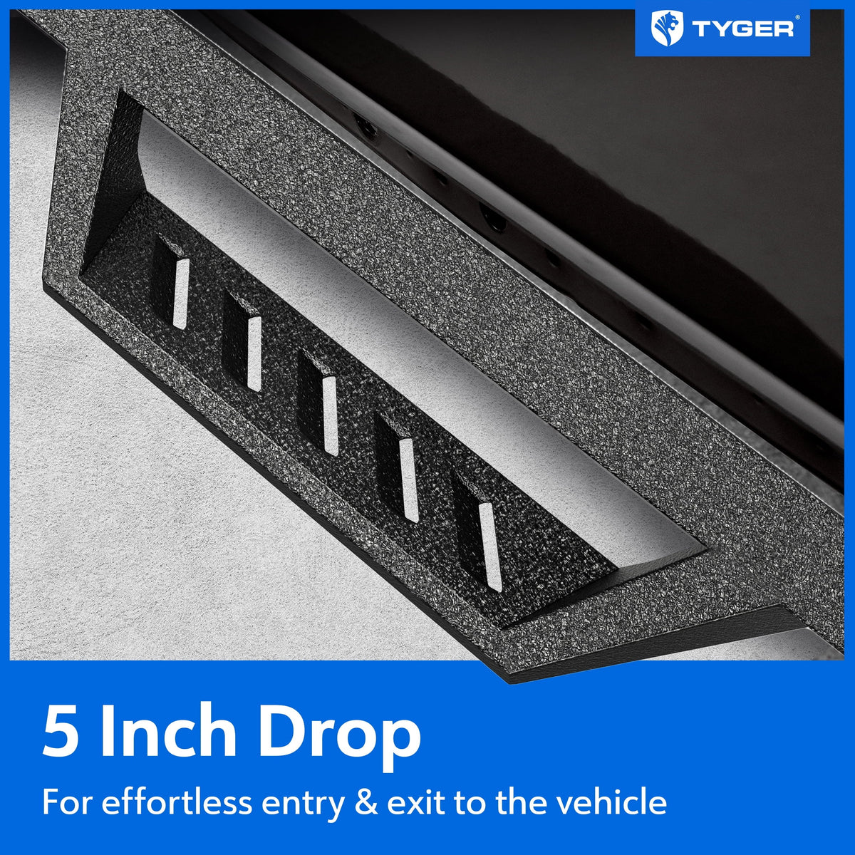 Compatible Drop Step LanderX Cab | | Chevy 2007-2019 LD Board Nerf 3500HD; Running 2019 / Silverado Limited 2007-2018 Side Auto Sierra with TG-LX3C82328 Crew Step Bars | 2500 Tyger 1500; GMC Rail