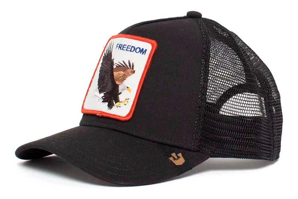 Freedom Eagle Trucker Goorin Cap, Black Bros. The