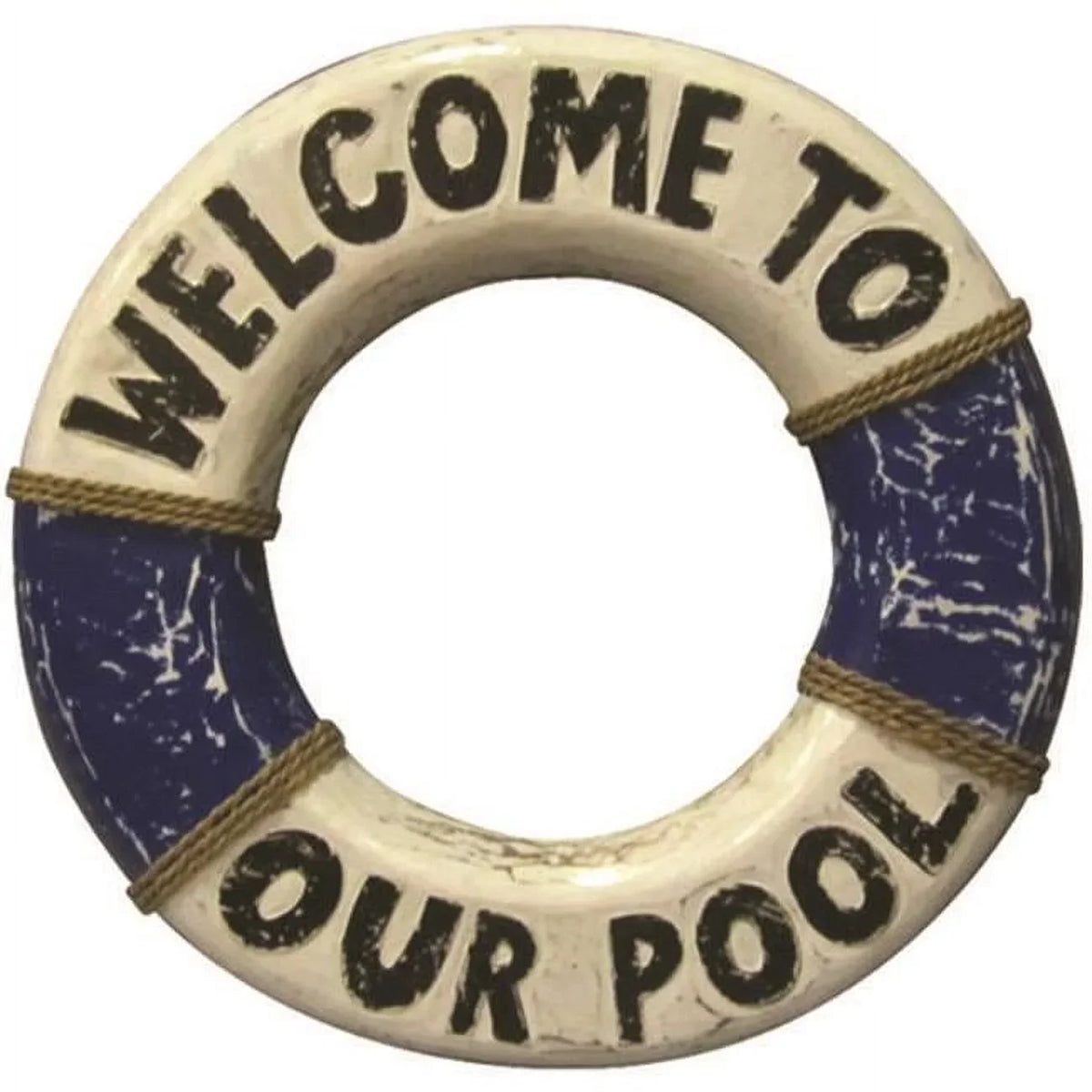 Welcome Life Ring to Decor Our Outdoor Pool