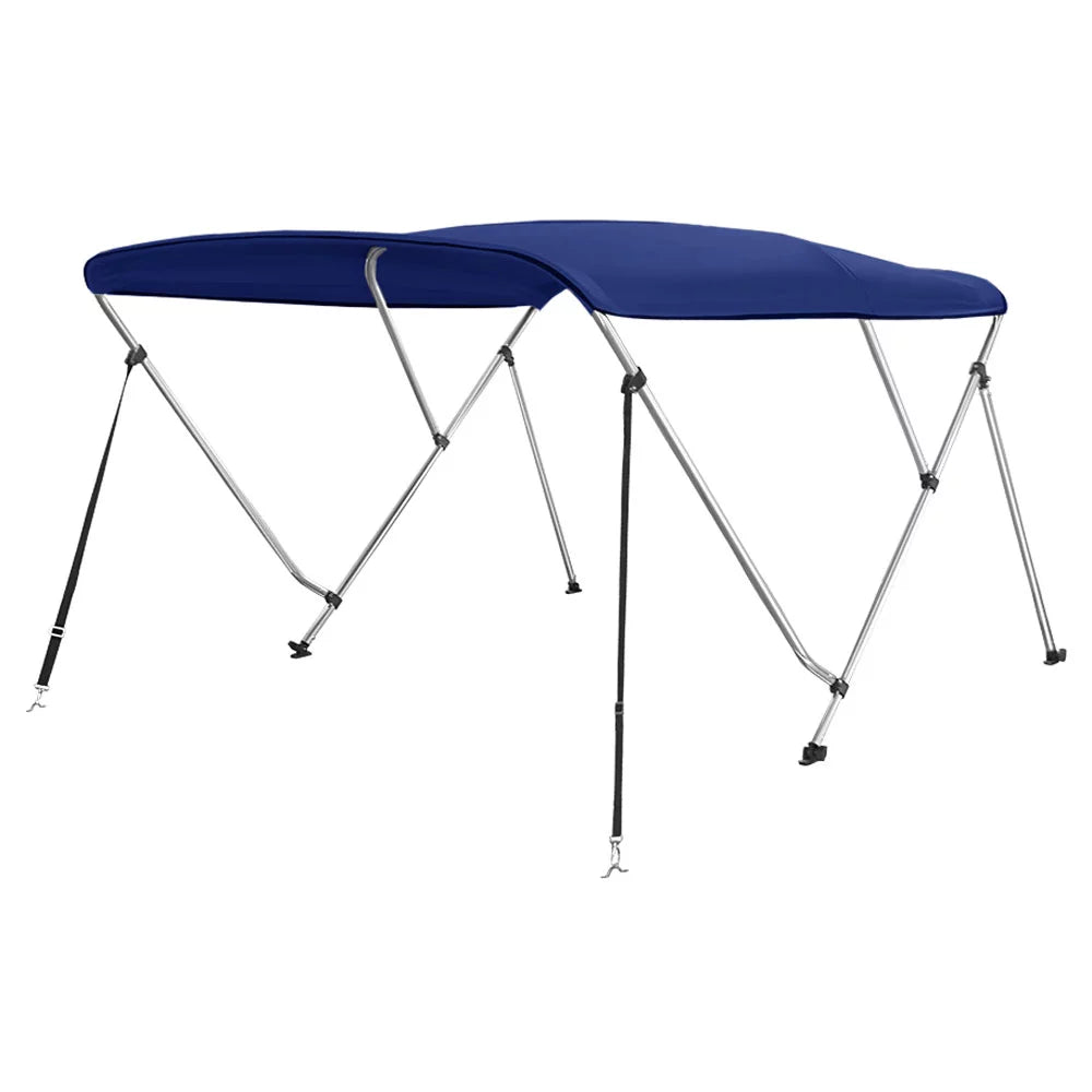 Cover Bow x W New 3 High Bimini L Top 6' Boat 79”-84” Blue 46" Navy