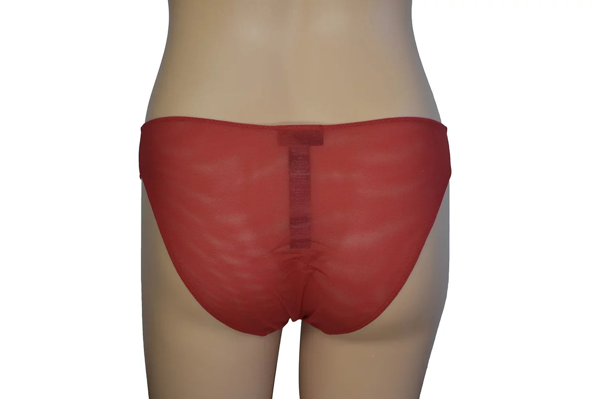 Brief Red Women's Mesh La Silk Perla (XS)