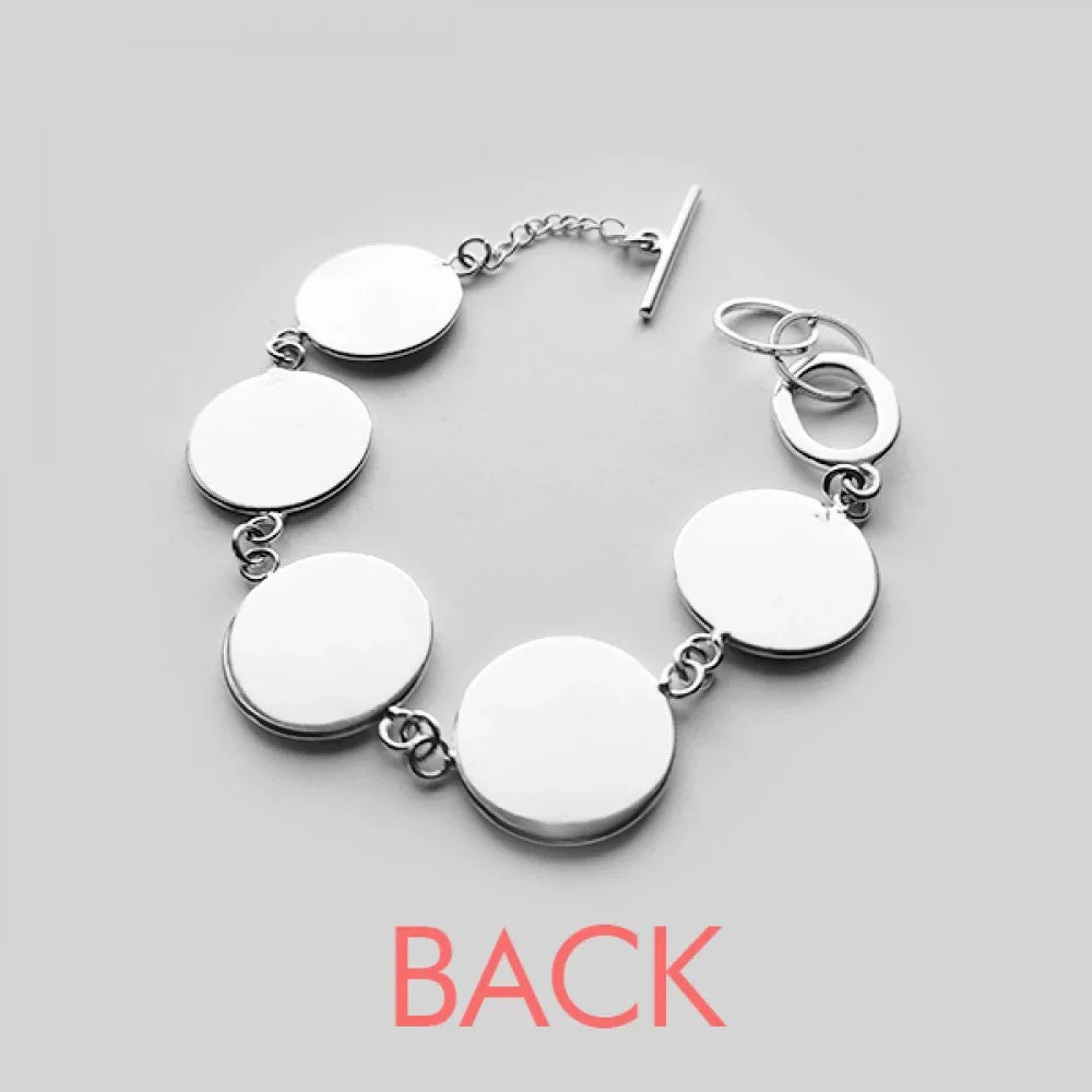 Jewelry Chain Design Heart Pattern Electrocardiogram Bangle Charm Bracelet