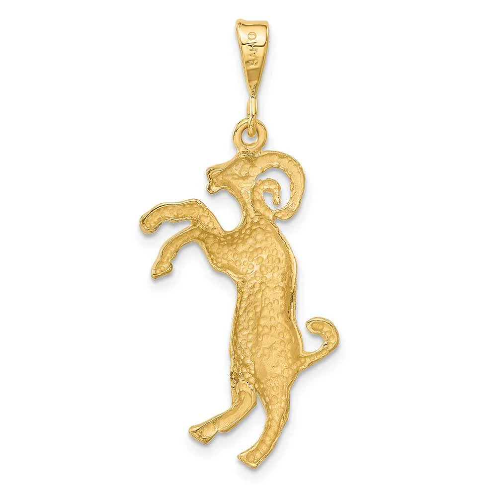 Finejewelers Yellow Zodiac Gold Aries 14k FJC Charm