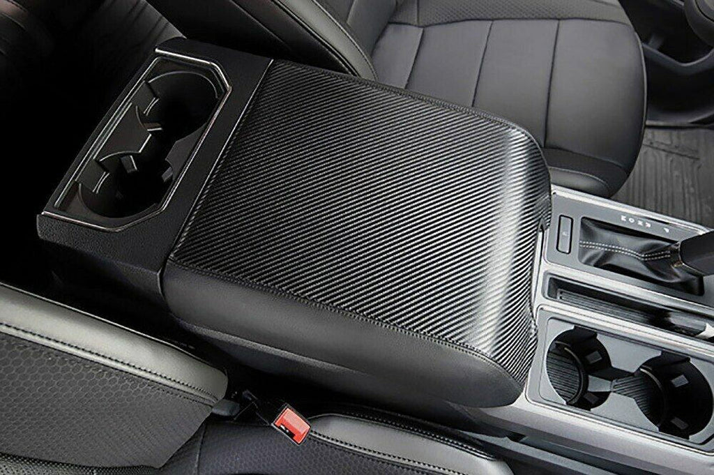 Teledu Carbon Protector Console Armrest Leather F150 Cover Pad Center