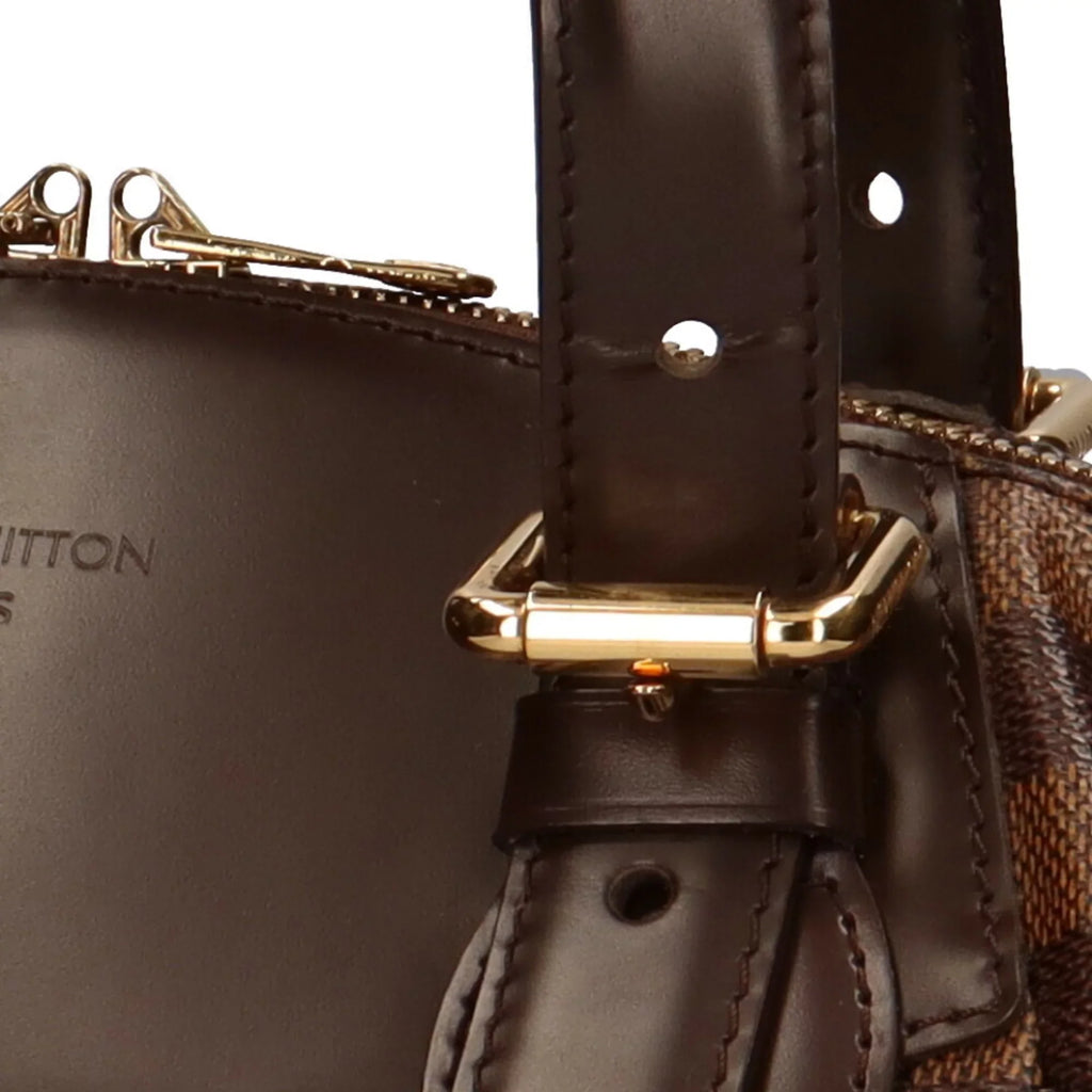 Used LOUIS Canvas Louis Brown VUITTON MM Vuitton Bag Authenticated Damier Verona Shoulder Women's
