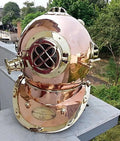 Navy NauticalMart Copper Divers Antique N US Vintage Brass Diving Helmet Gift
