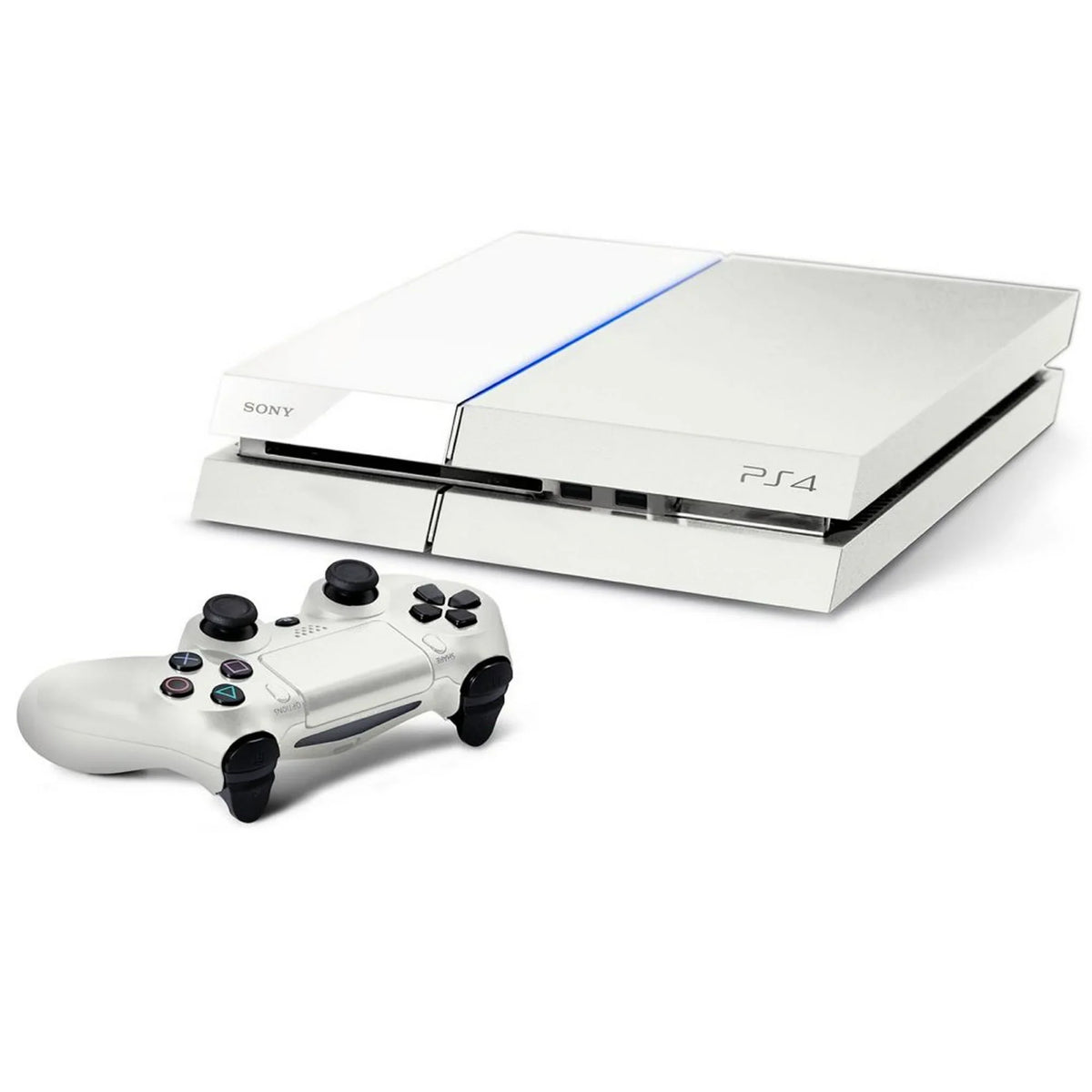 Gaming 500GB Console PlayStation 2 Headset with White Cleaning 4 Kit Pre-Owned Like Sony BOLT New) Bundle (Refurbished: Controller AXTION