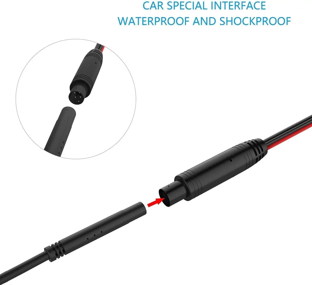 Car CAR8000 CMR2720 CAR710 Camera 170° CAR910W Vision Waterproof Compatible Rear CDR7011 License CAR910X HD Angle Frame CAR710X CAR110W View CM901MIR Plate with CAM125 Backup Radio Night Jensen