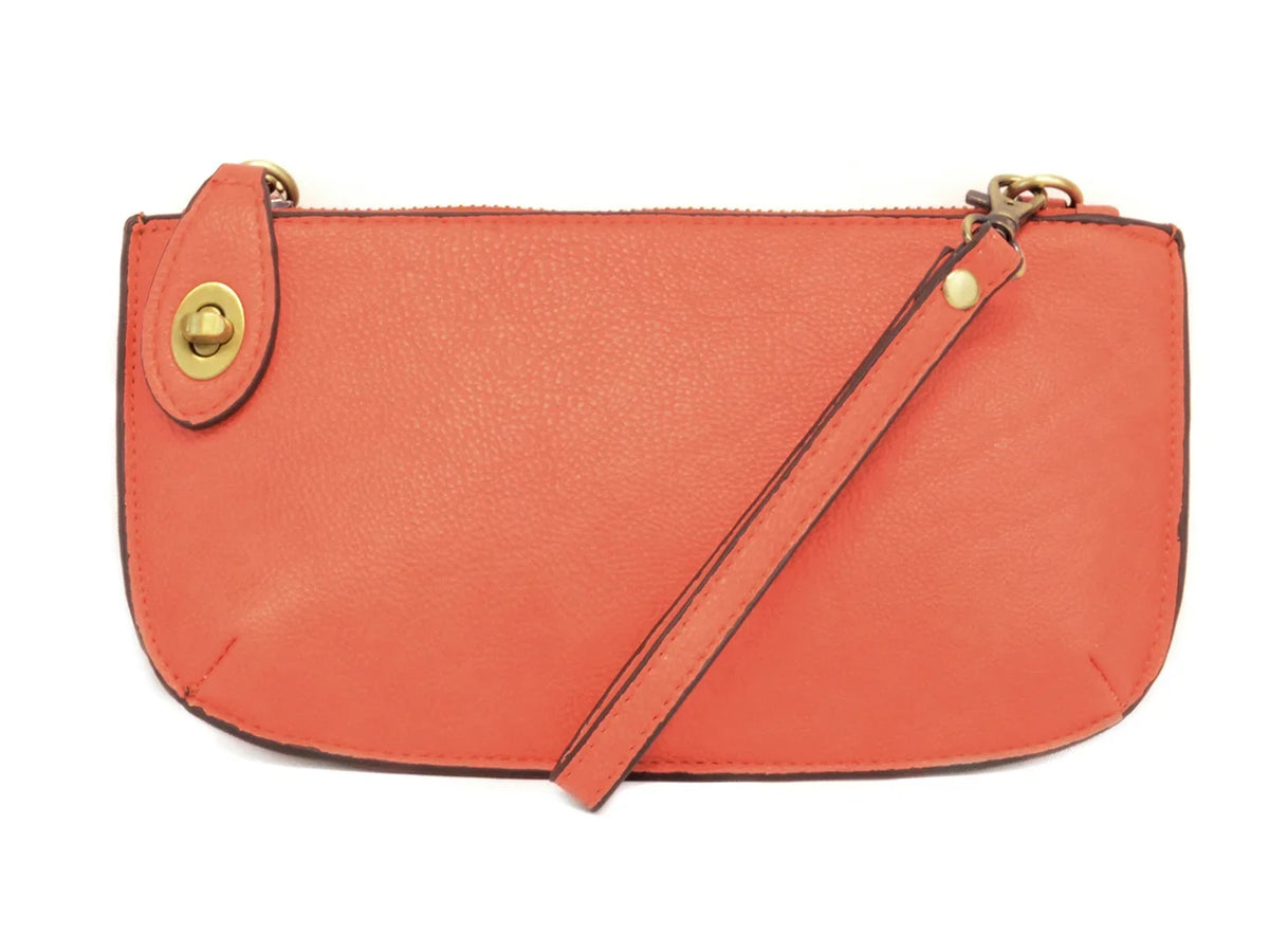 Joy Crossbody Wristlet Clutch, Mini Coral, Women's Susan One-Size