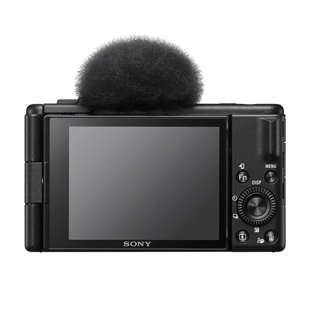 ZV-1F + 128GB with Memory Camera (Black) Vlogging Sony Accessory Card ZeeTech SanDisk Bundle