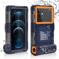 Diving P with Photo Protective Case Z 6.9 to Up And UrbanX Underwater Housing Video Professional Surfing Smart for Lanyard all Swimming Inch Phones Waterproof [15m/50ft] Snorkeling LCD