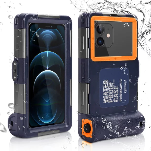 Diving P with Photo Protective Case Z 6.9 to Up And UrbanX Underwater Housing Video Professional Surfing Smart for Lanyard all Swimming Inch Phones Waterproof [15m/50ft] Snorkeling LCD