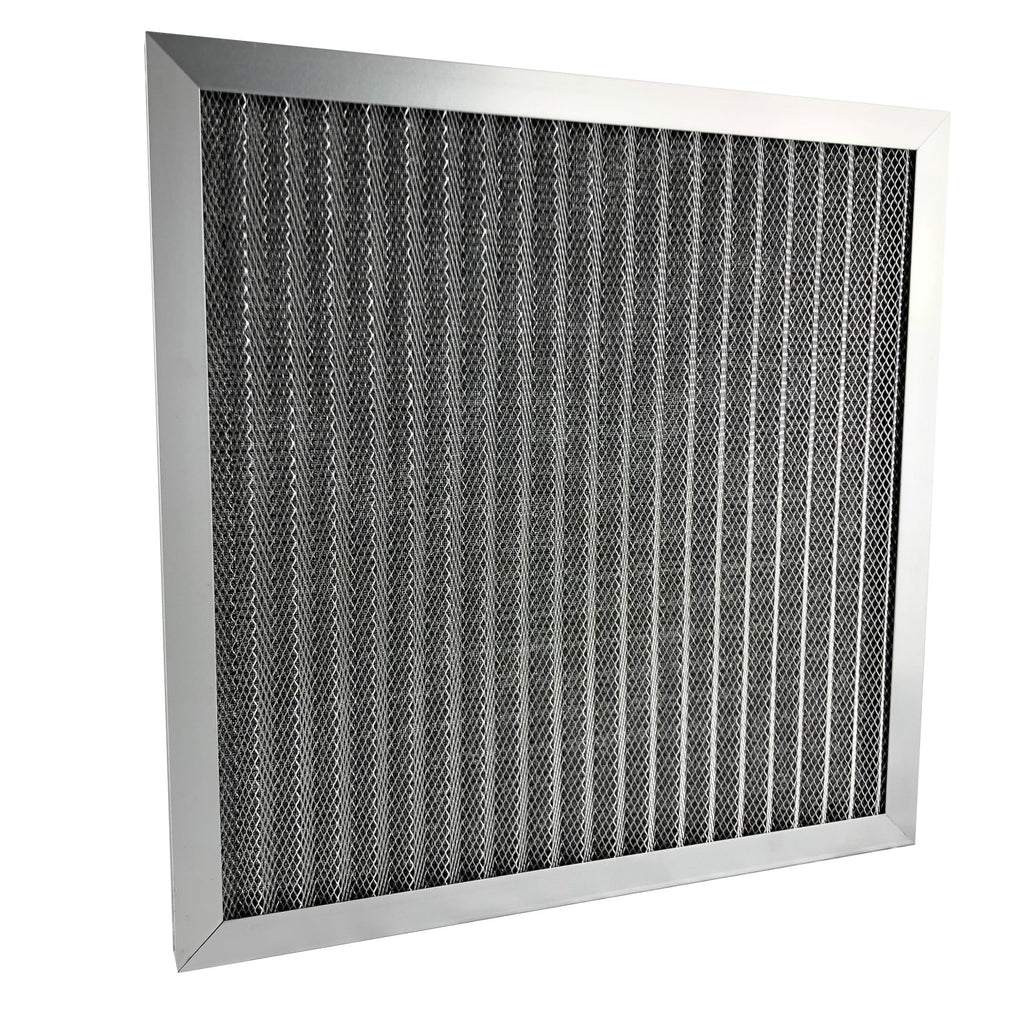 HVAC AC Metal Filter, Air x Furnace (14" Central 1"), 14" Aluminum Electrostatic Washable Filter x Air Aulnay Filter