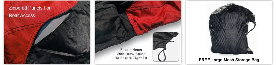 Black YAMAHA Trailer Rain, Wave - UV Sun, Protects from - Straps - Runner Trailerable RED Includes Weather Bag Storage Weatherproof For And Ski FX And Jet More! Color All / Cover - 2006-2011 Rays,