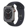 Sport Midnight Gen Band Restored 45mm - 8 Cell (Refurbished) 8 MNW13LL/A Series Apple Watch Graphite Stainless Steel