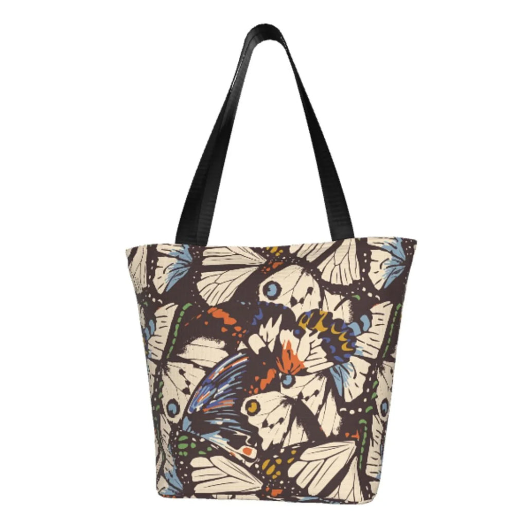 Women'S Tote Butterflies Handbags Vector Bag Lukts Bag Shopping Large Capacity Bag,Shoulder Hobos