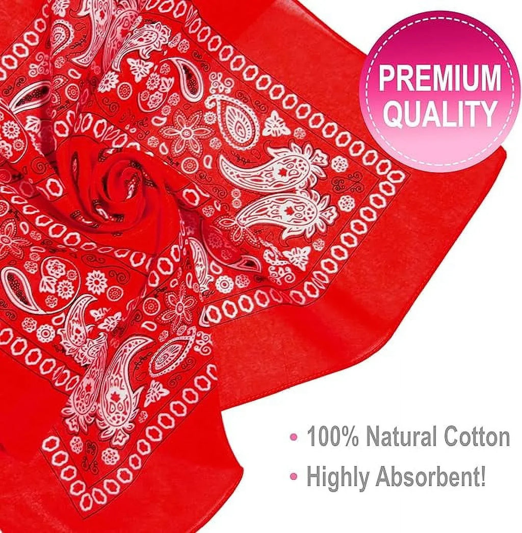Women Bandanas 100% BASICO Bandana Cotton for and Men