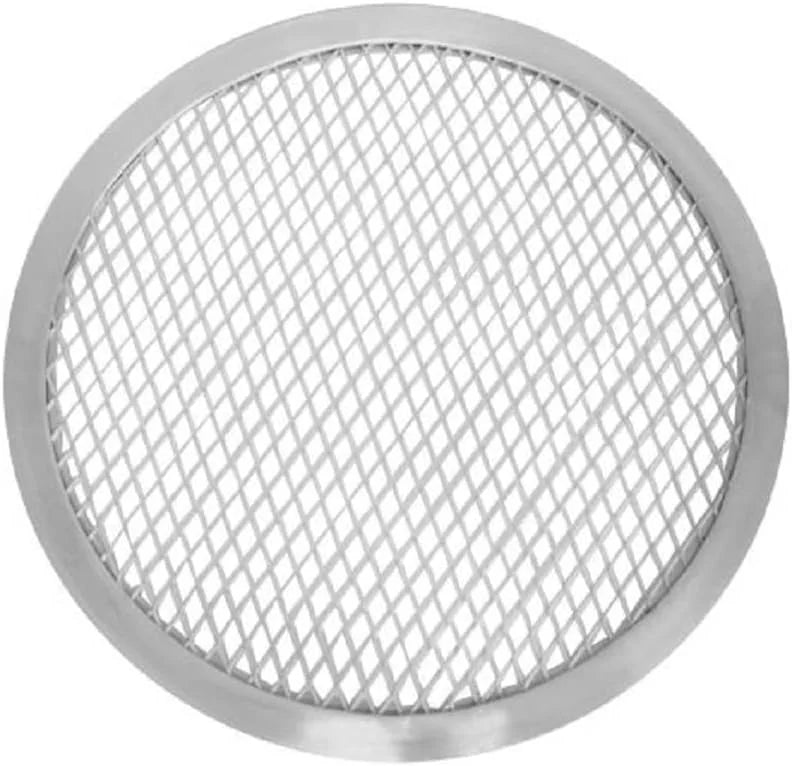 Tray Bakeware Seamless Pizza Set Screen 2 for & Tray Kitchen Home Baking Pan Restaurants Pizza TrueCraftware- 13” Round Round Screen of Baking Aluminum Pizza Pizzeria Rim-