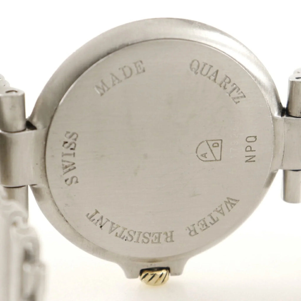 Dial Millennium (Fair) Made Silver Boys Analog Watch Swiss Pre-Owned Gray Steel Dunhill Quartz Stainless Display