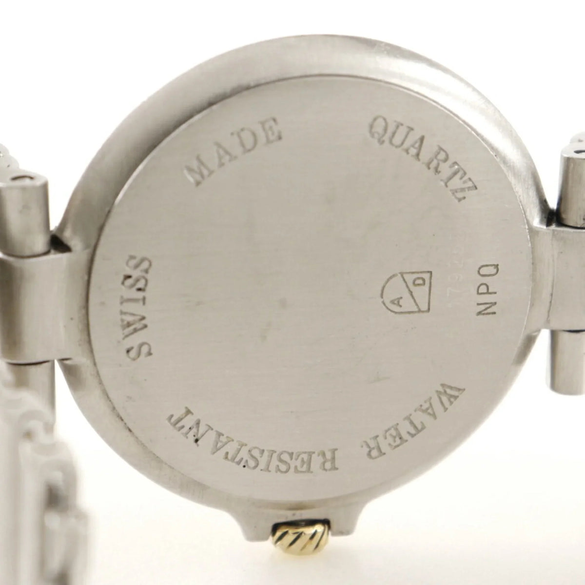 Dial Millennium (Fair) Made Silver Boys Analog Watch Swiss Pre-Owned Gray Steel Dunhill Quartz Stainless Display