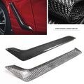 Infiniti Kit For Q60S Q60 Carbon Fiber Side 2015-2022 Vent Air Fender Cover 2019 Black