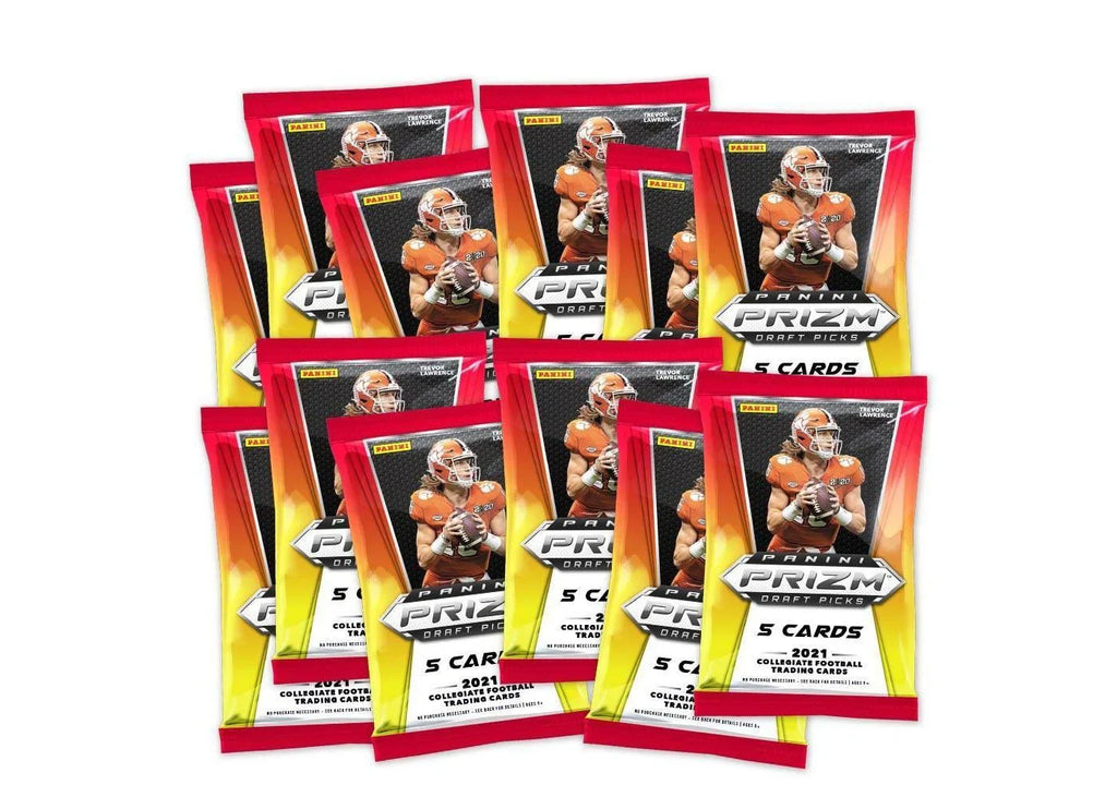 Auto Picks Ice Mega Football Gold - 2021 1 Box - Panini Prizm 12 Packs Draft